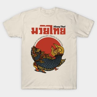 Vintage Muay Thai Tattoo Fish T-Shirt